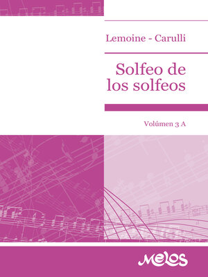 cover image of Solfeo de los solfeos
